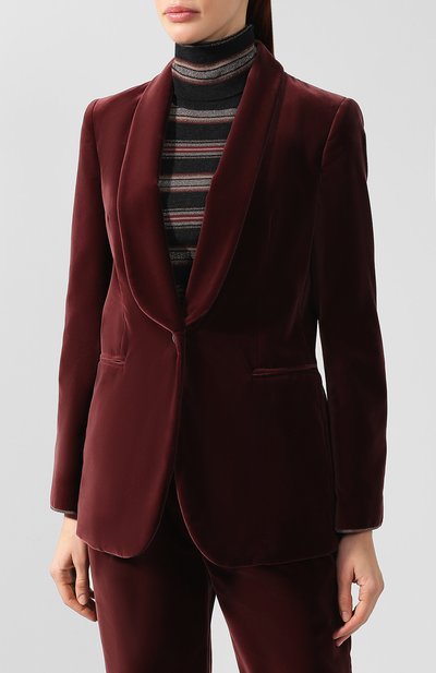 Однотонный бархатный костюм BRUNELLO CUCINELLI, арт. MA593T8424, фото 2