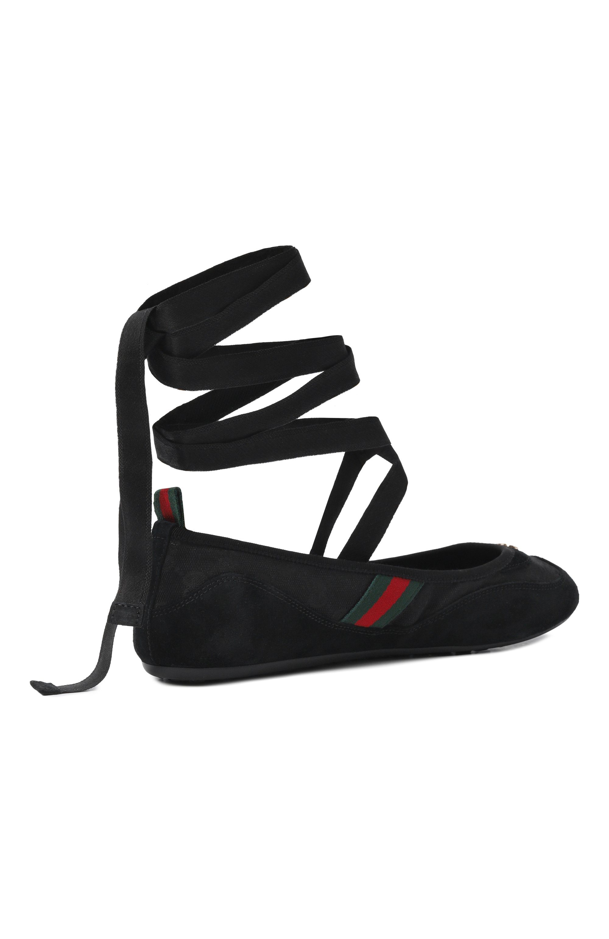 Комбинированные балетки shift  GUCCI, арт. 857964/AAF14, фото 5