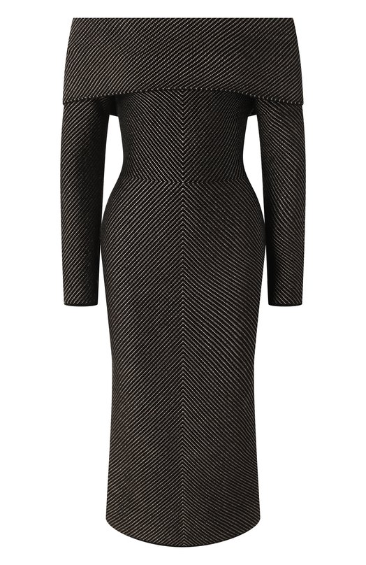 

Платье из вискозы Roland Mouret, Серый