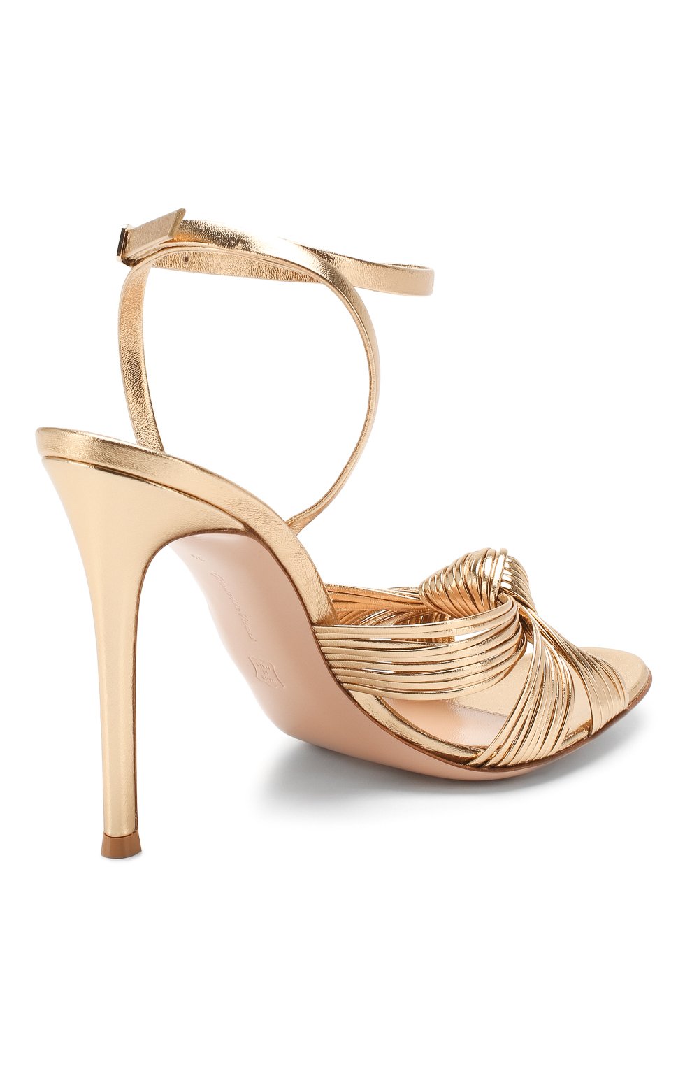 Кожаные босоножки portia GIANVITO ROSSI, арт. G31648.15RIC.NPSMEK0, фото 4