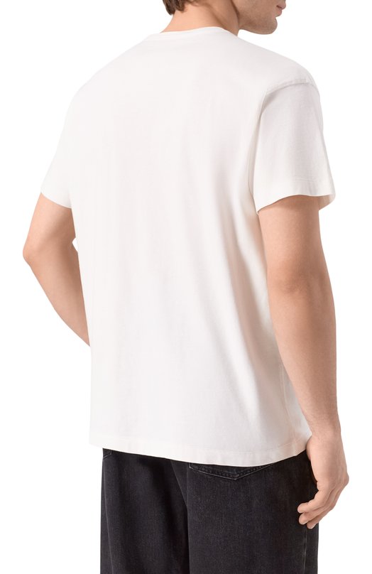 Хлопковая футболка Diesel A20297/0JMBB Белый  A20297/0JMBB Фото 4