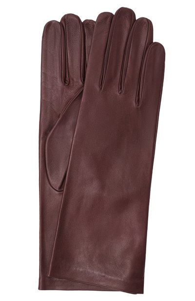 Женские кожаные перчатки MVST, арт. SG12/301/4BT/BABY G0AT/SILK