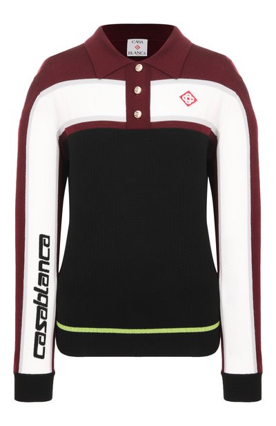 Женское шерстяное поло CASABLANCA, арт. W-SP26-KW-1235-01