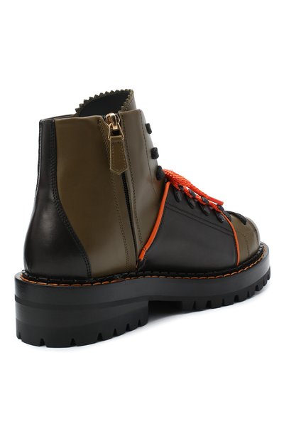 Кожаные ботинки VERSACE, арт. DST466E/DVTA3, фото 4