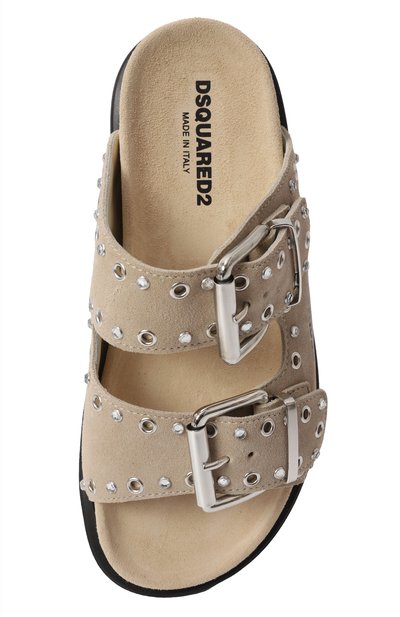 Замшевые шлепанцы DSQUARED2, арт. 80187/VAR1/36-40, фото 4