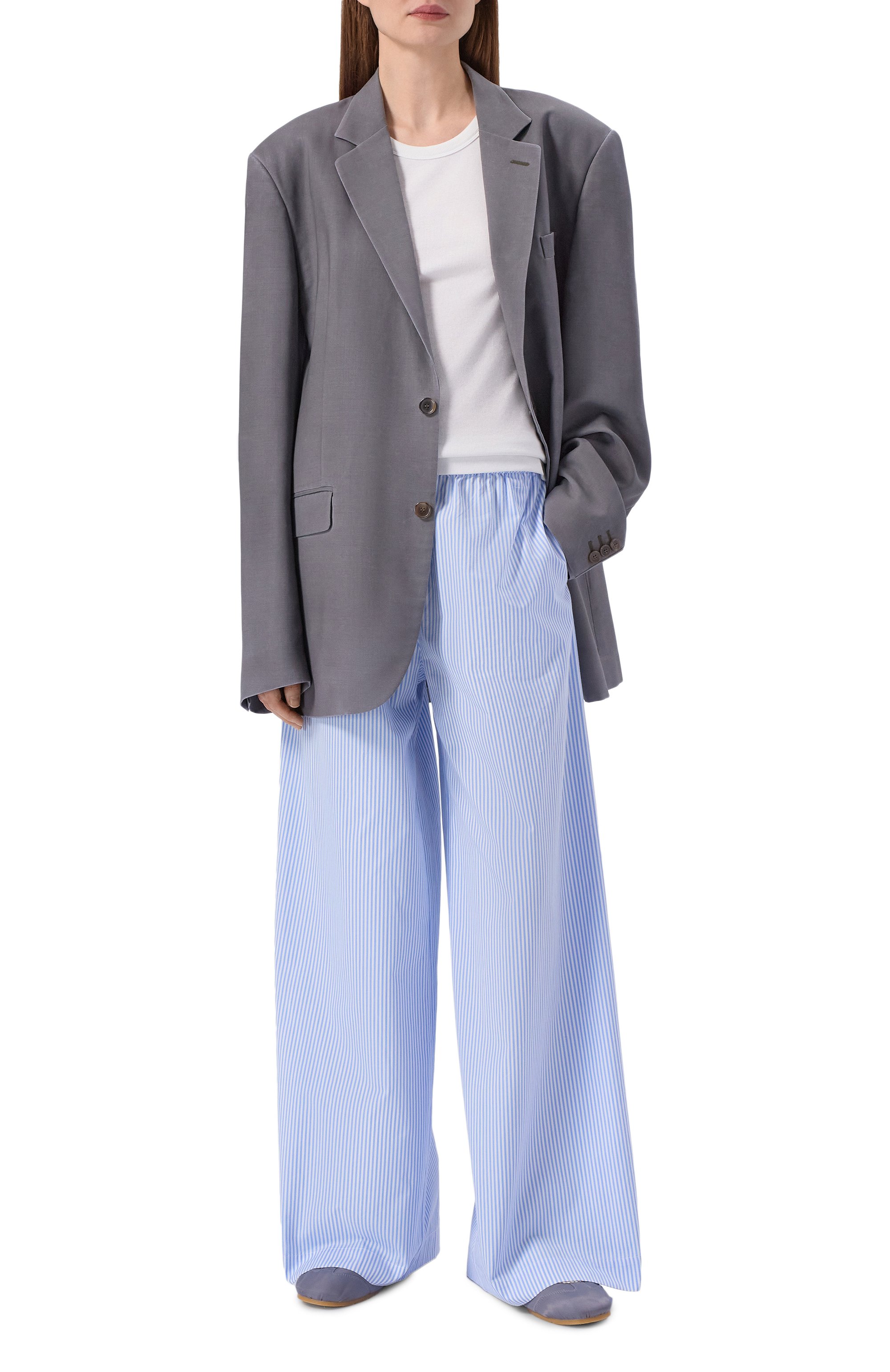 Хлопковые брюки OFFICINE GENERALE, арт. S26WCHN701, фото 2