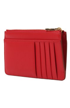 Женский кожаный футляр для кредитных карт DOLCE & GABBANA красного цвета, арт. BI1261/AG081 | Фото 2 (Материал: Натуральная кожа; Материал сплава: Проставлено; Нос: Не проставлено)