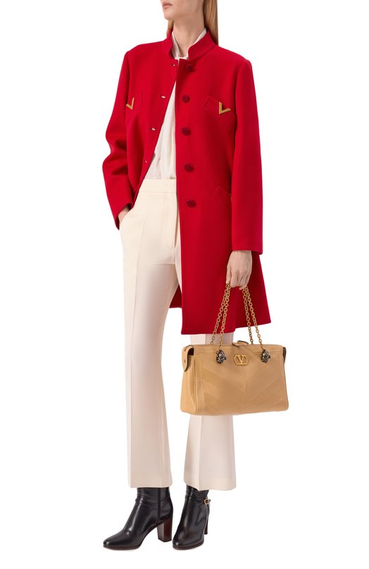 Сумка Panthea medium Valentino 8W2B0S70/UYF Бежевый  8W2B0S70/UYF Фото 7