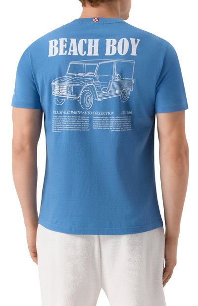 Хлопковая футболка MC2 SAINT BARTH, арт. STBM TSHIRT MAN/02359H, фото 4