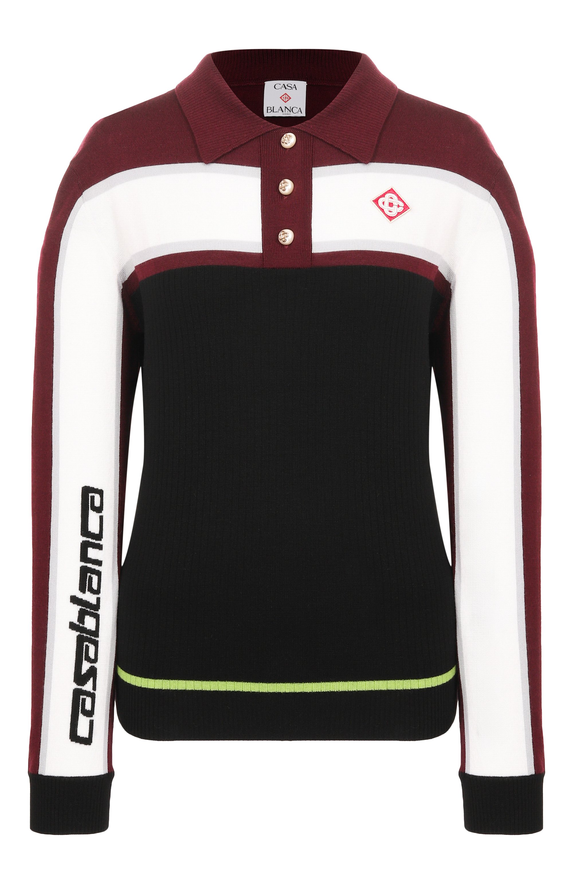 Шерстяное поло CASABLANCA, арт. W-SP26-KW-1235-01, фото 1