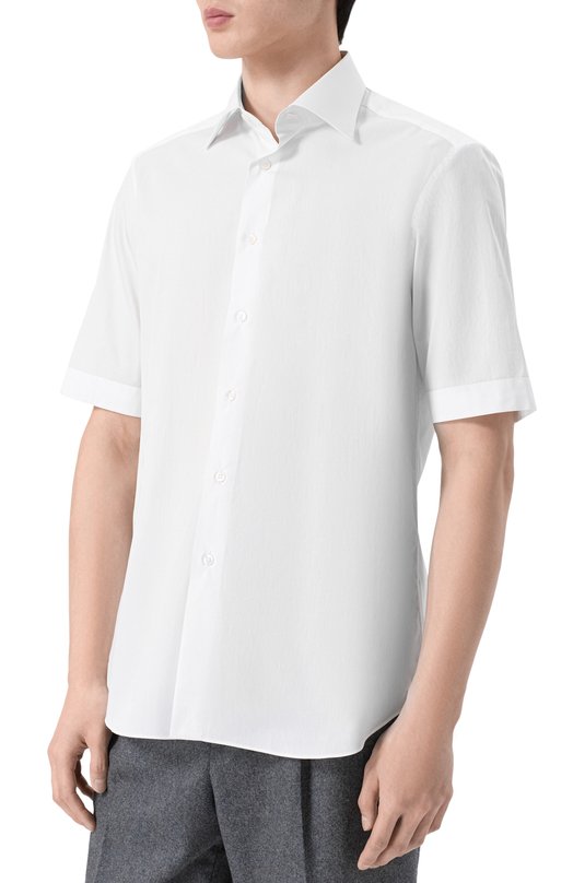 Хлопковая рубашка Stefano Ricci MC008276/BN1750 Белый  MC008276/BN1750 Фото 3