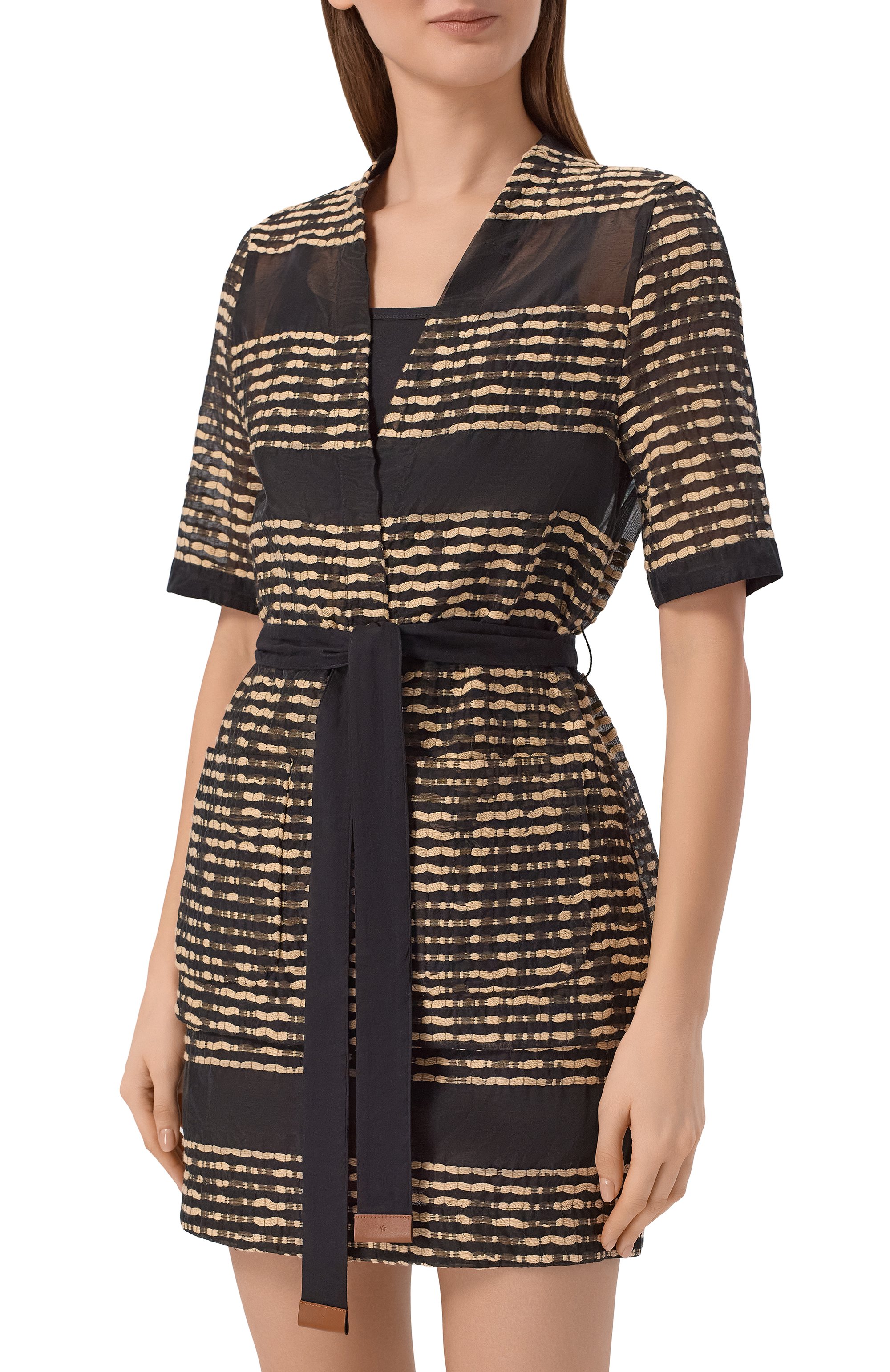 Хлопковый жакет LORENA ANTONIAZZI, арт. E2648GA18B/5282,  фото 3