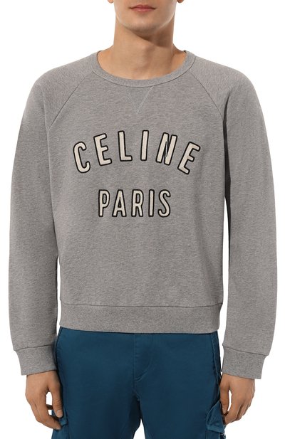Хлопковый свитшот CELINE, арт. 2Y28D/670Q, фото 3