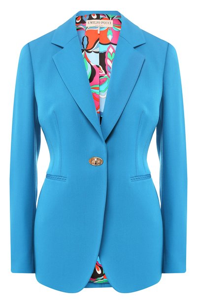 Женский приталенный жакет из шерсти EMILIO PUCCI, арт. 8URB25/8U605