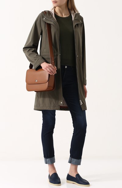 Кожаные лоферы summer walk LORO PIANA, арт. FAI0323, фото 2