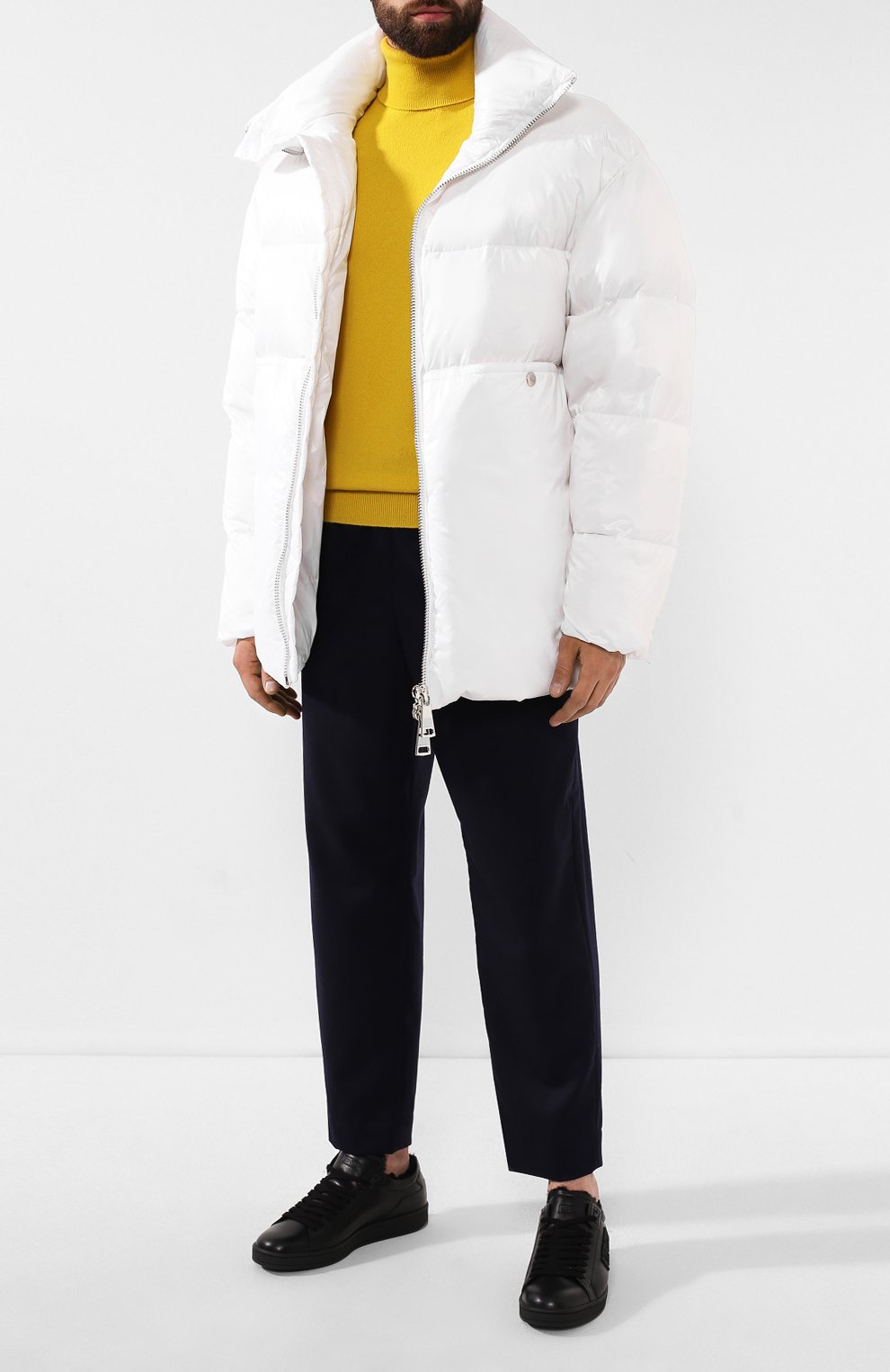 Кожаные кеды KENZO черного цвета по цене 34950 руб., арт. F865SN125L50, фото 2 Кожаные кеды KENZO, арт. F865SN125L50, фото 2