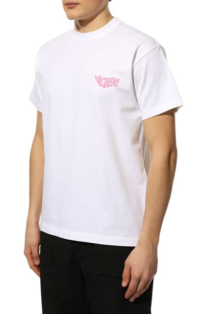 Хлопковая футболка JACQUEMUS, арт. 225JS031-2003, фото 3