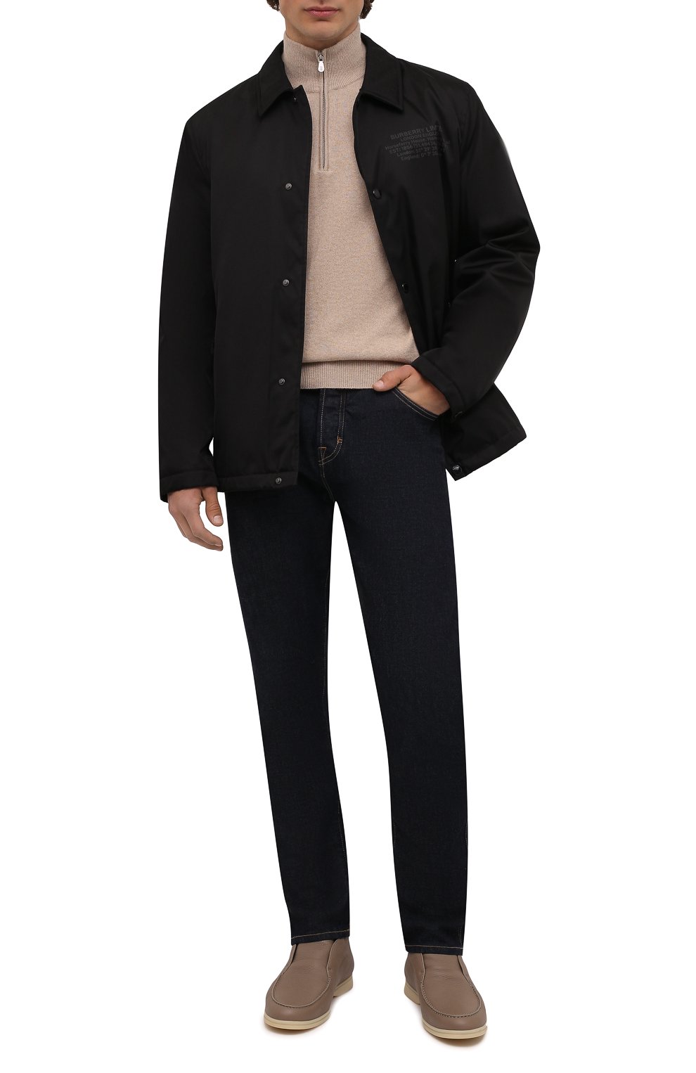 Кожаные ботинки open walk LORO PIANA, арт. FAI3276, фото 2