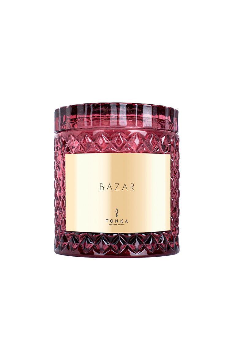 Свеча bazar (220ml) TONKA PERFUMES MOSCOW бесцветного цвета, арт. 4665304430036 | Фото 1 (Статус проверки: Проверена категория; Региональные ограничения белый список (Axapta Mercury): Не проставлено; Нос: Не проставлено; Ограничения доставки: flammable, fragile-2)
