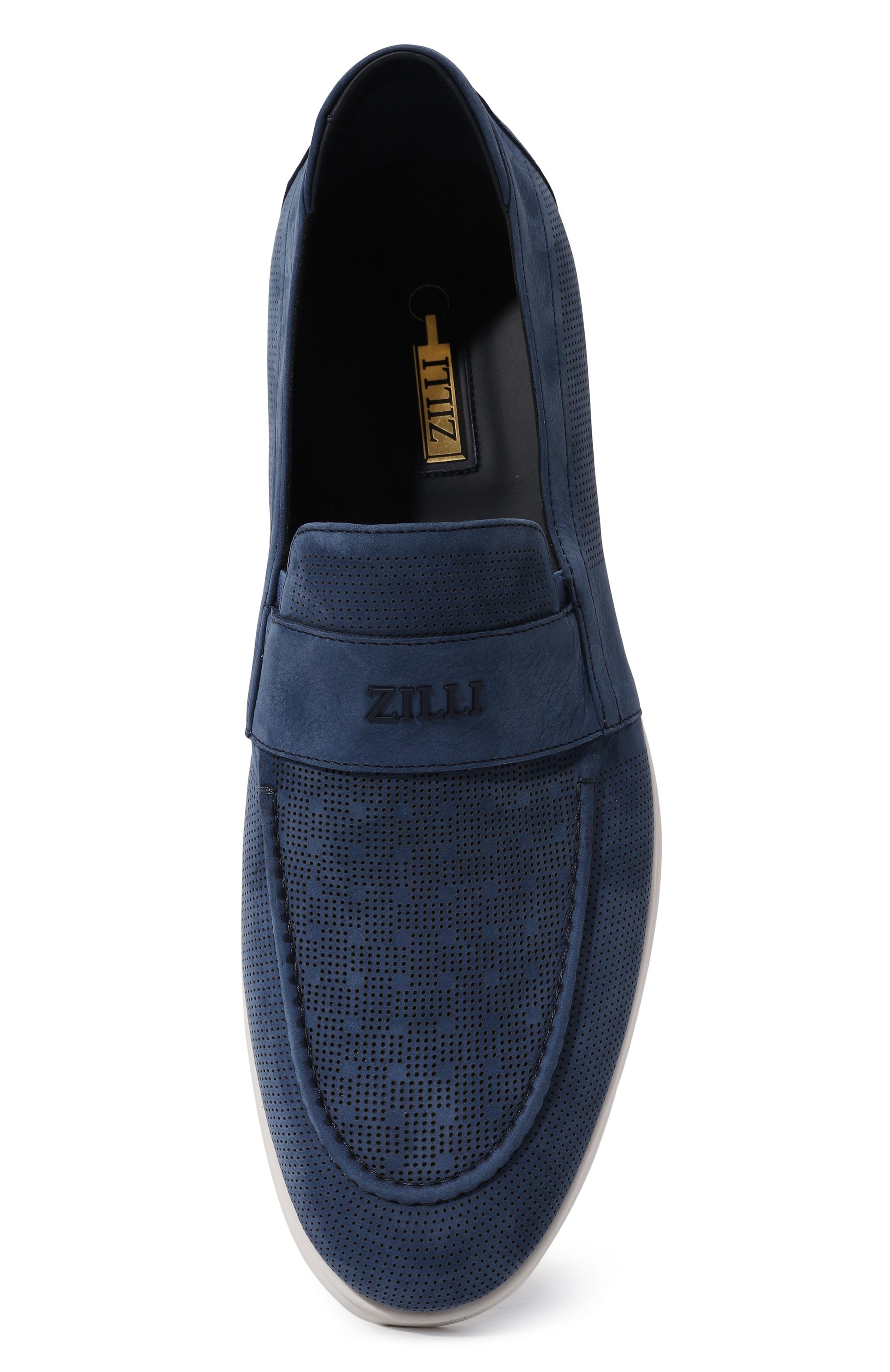 Лоферы из нубука ZILLI, арт. H0075AM1003VRUL01, фото 6