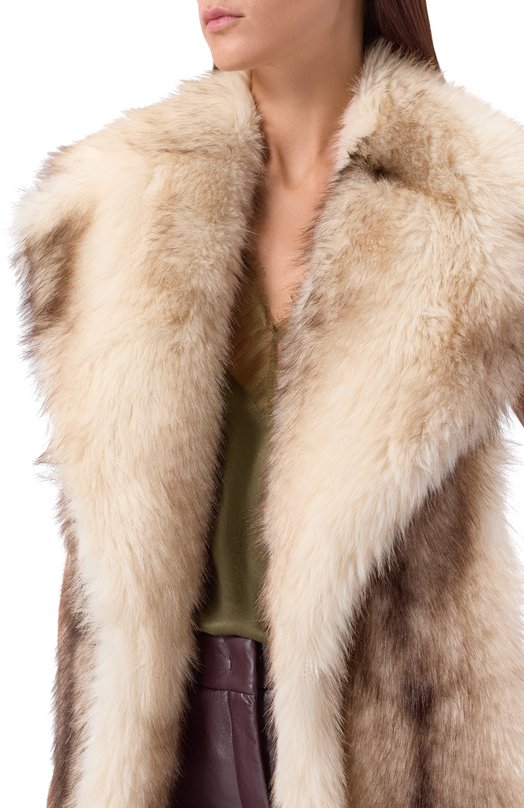 Шарф из искусственного меха Flashin FF26FSFTE Бежевый  FF26FSFTE Фото 3