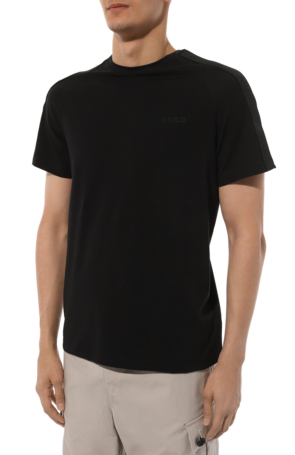 Хлопковая футболка HUGO, арт. 50520480, фото 3