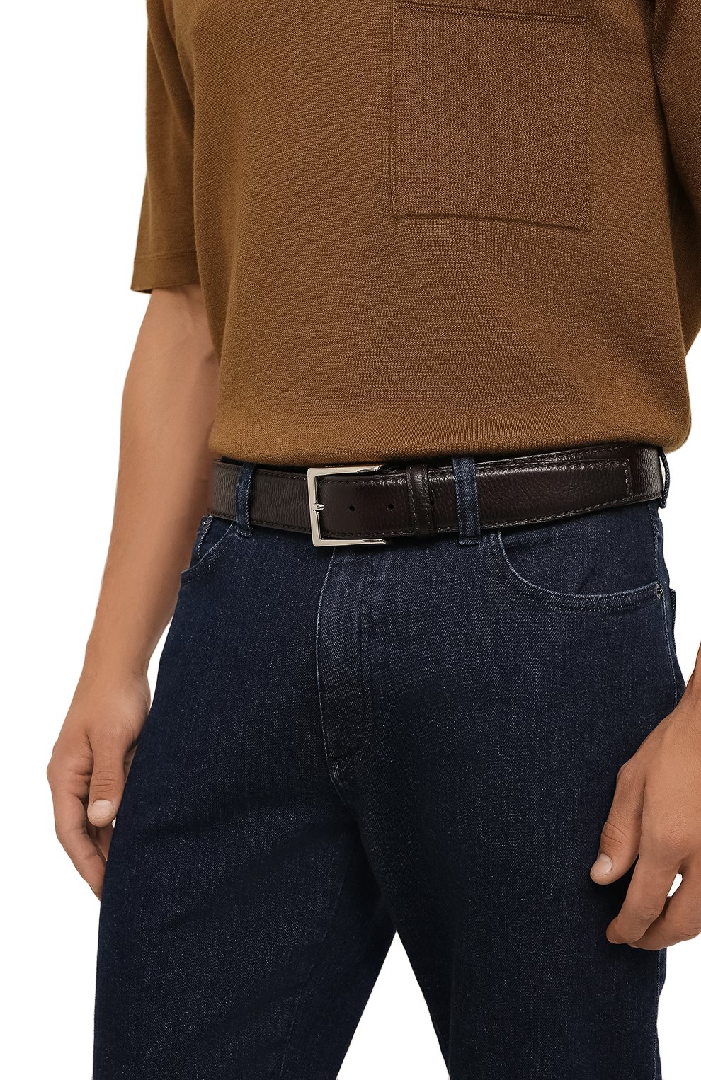 Кожаный ремень BARRETT, арт. 22B594.5/CERV0 ASP0RTABILE, фото 2