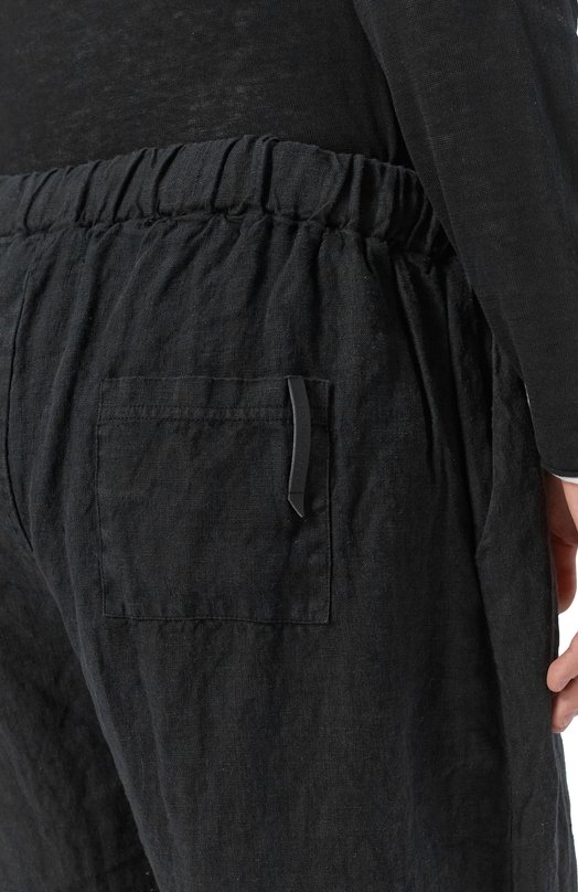 Льняные шорты Never Enough 2B5M092-148/MBE037 Чёрный  2B5M092-148/MBE037 Фото 5