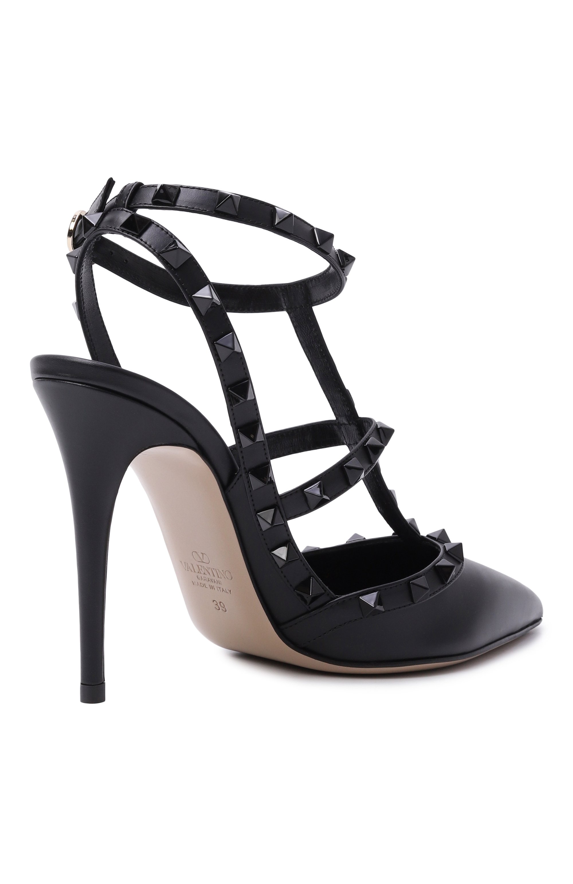 Кожаные туфли rockstud 100 VALENTINO, арт. 8W2S0393/VB8, фото 5