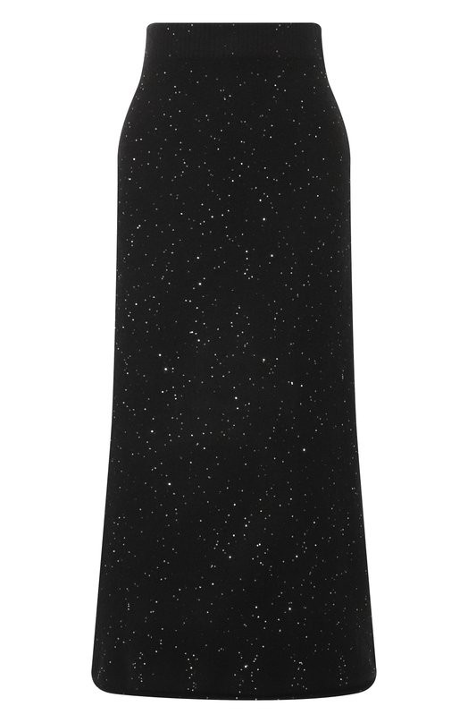 Юбка из кашемира и хлопка Addicted MK015 SEQ-1 Чёрный MK015 SEQ-1