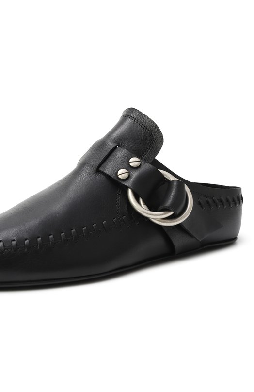Кожаные сабо Ande Ann Demeulemeester B0012921/LT154 Чёрный  B0012921/LT154 Фото 7