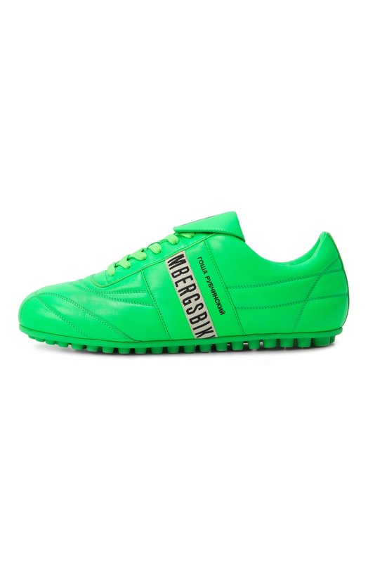 Кожаные кроссовки ГОША РУБЧИНСКИЙ х Bikkembergs ГОША РУБЧИНСКИЙ GRBKK Зелёный  GRBKK Фото 4