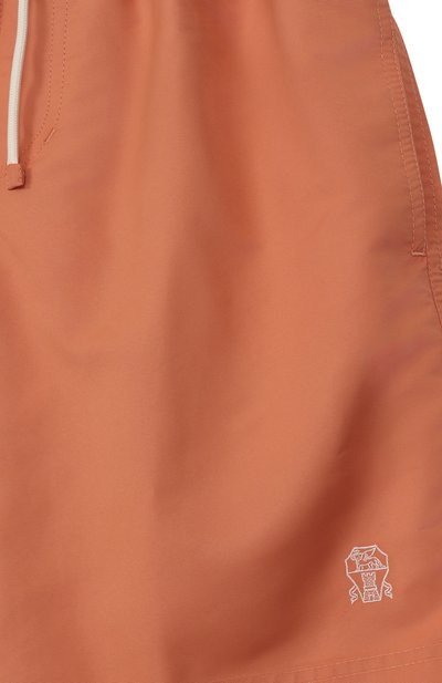 Плавки-шорты BRUNELLO CUCINELLI оранжевого цвета по цене 28750 руб., арт. BW817H521C, фото 3 Плавки-шорты BRUNELLO CUCINELLI, арт. BW817H521C, фото 3