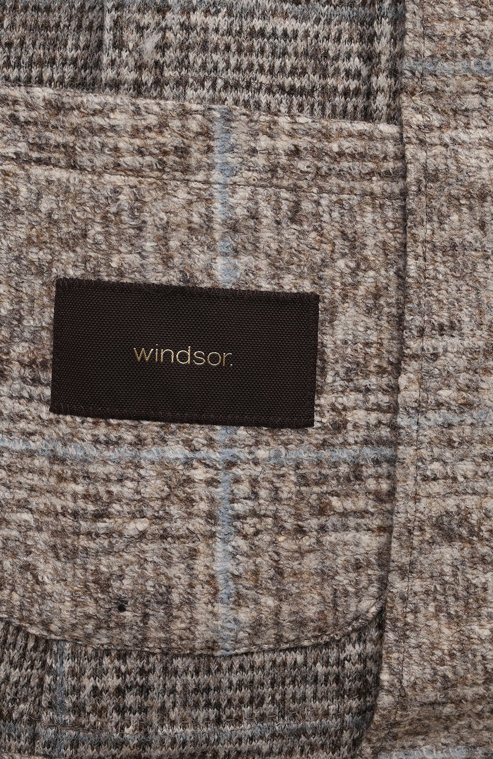 Пиджак из шерсти и хлопка WINDSOR коричневого цвета по цене 69950 руб., арт. 13 GIR0-J72, фото 8 Пиджак из шерсти и хлопка WINDSOR, арт. 13 GIR0-J72, фото 8