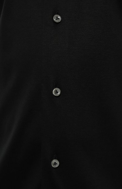 Хлопковая рубашка VAN LAACK черного цвета по цене 32100 руб., арт. PER-L/180031/3XL, фото 5 Хлопковая рубашка VAN LAACK, арт. PER-L/180031/3XL, фото 5