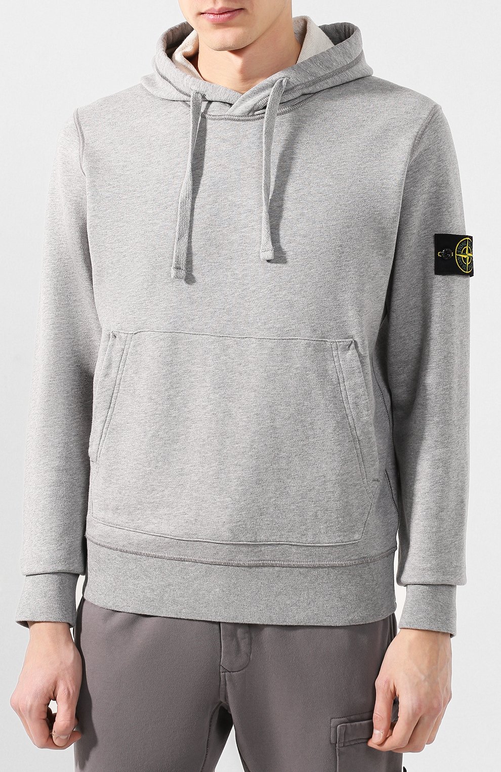 Хлопковое худи STONE ISLAND, арт. 721564151, фото 3