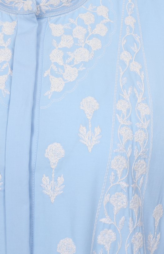 Хлопковое платье Giambattista Valli 25SSSVFP5101/40P0P Голубой  25SSSVFP5101/40P0P Фото 6