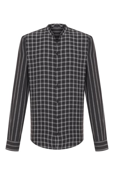 Мужская рубашка из вискозы и льна HANNES ROETHER, арт. VI29SITE.3052