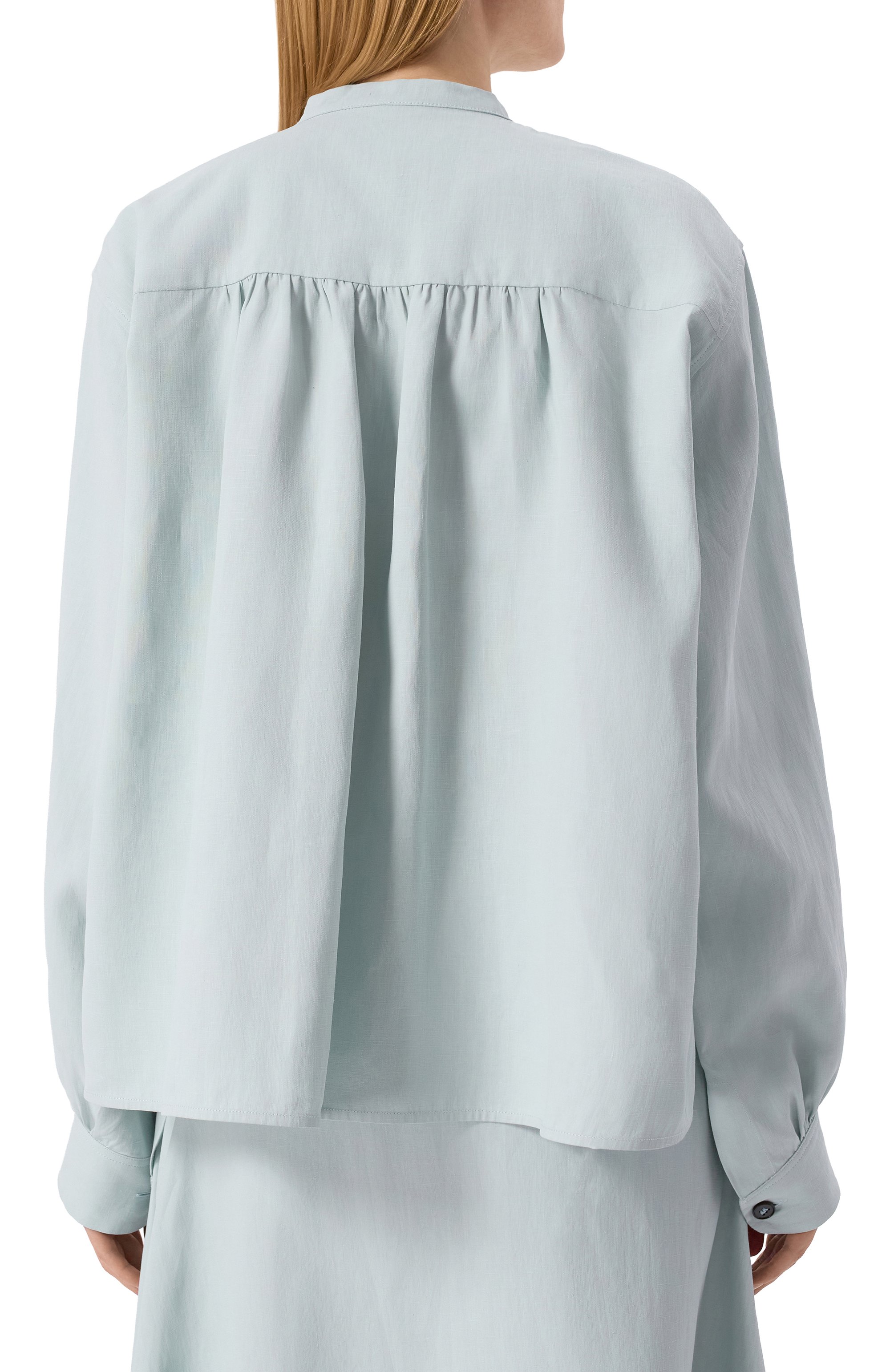 Льняная блузка JIL SANDER, арт. J04DL0106-J60001, фото 4