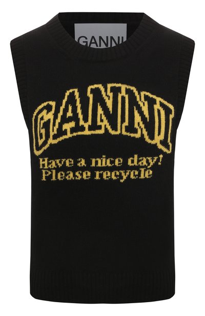 Женский шерстяной жилет GANNI, арт. K2091