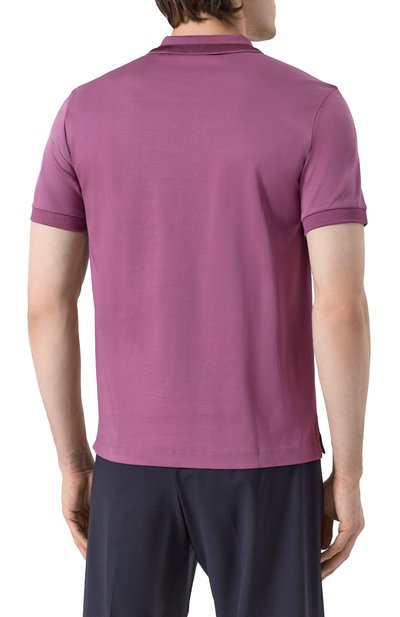 Хлопковое поло BOSS, арт. 50531791, фото 4