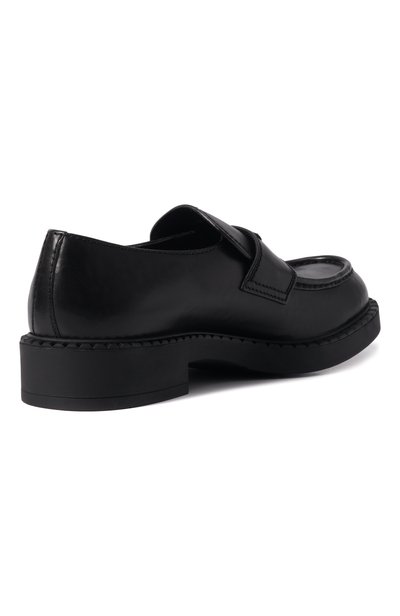 Кожаные лоферы PRADA, арт. 2DE127 G000/3ZPQ, фото 4