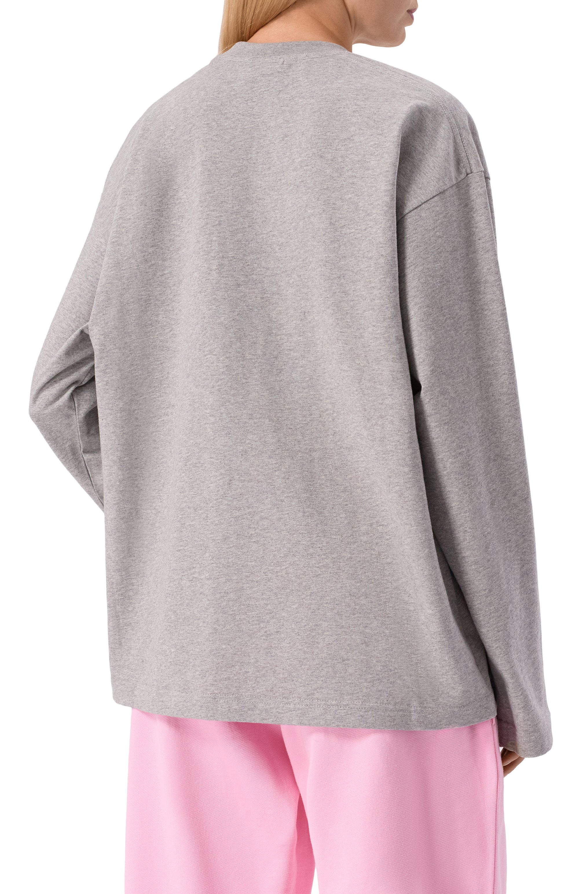 Хлопковый лонгслив PLANTA ROSA, арт. PR/L01.1/EMBLEM-BLUE/220, фото 7