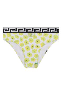 Детского раздельный купальник VERSACE желтого цвета, арт. 1018704/1A13285/8A-14A | Фото 4 (Нос: Не проставлено; Материал внешний: Синтетический материал; Девочки Кросс-КТ: Купальники-пляж; Принт: С принтом; Материал подклада: Синтетический материал; Ростовка одежда: 10 - 11 лет | 140 - 146см, 8 лет | 128 см, 12 лет | 152 см, 16 лет | 164 см)