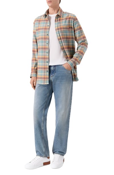 Хлопковая рубашка DOLCE & GABBANA, арт. G5JZ9T/FQ5ND, фото 2