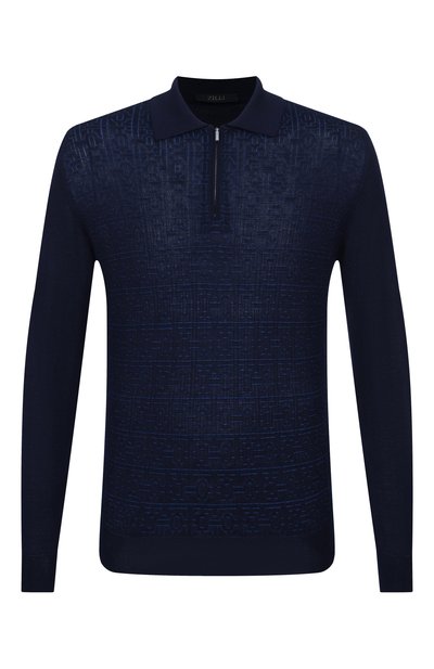 Мужское поло из кашемира и шелка ZILLI, арт. KZP001M0330VMSH00_001