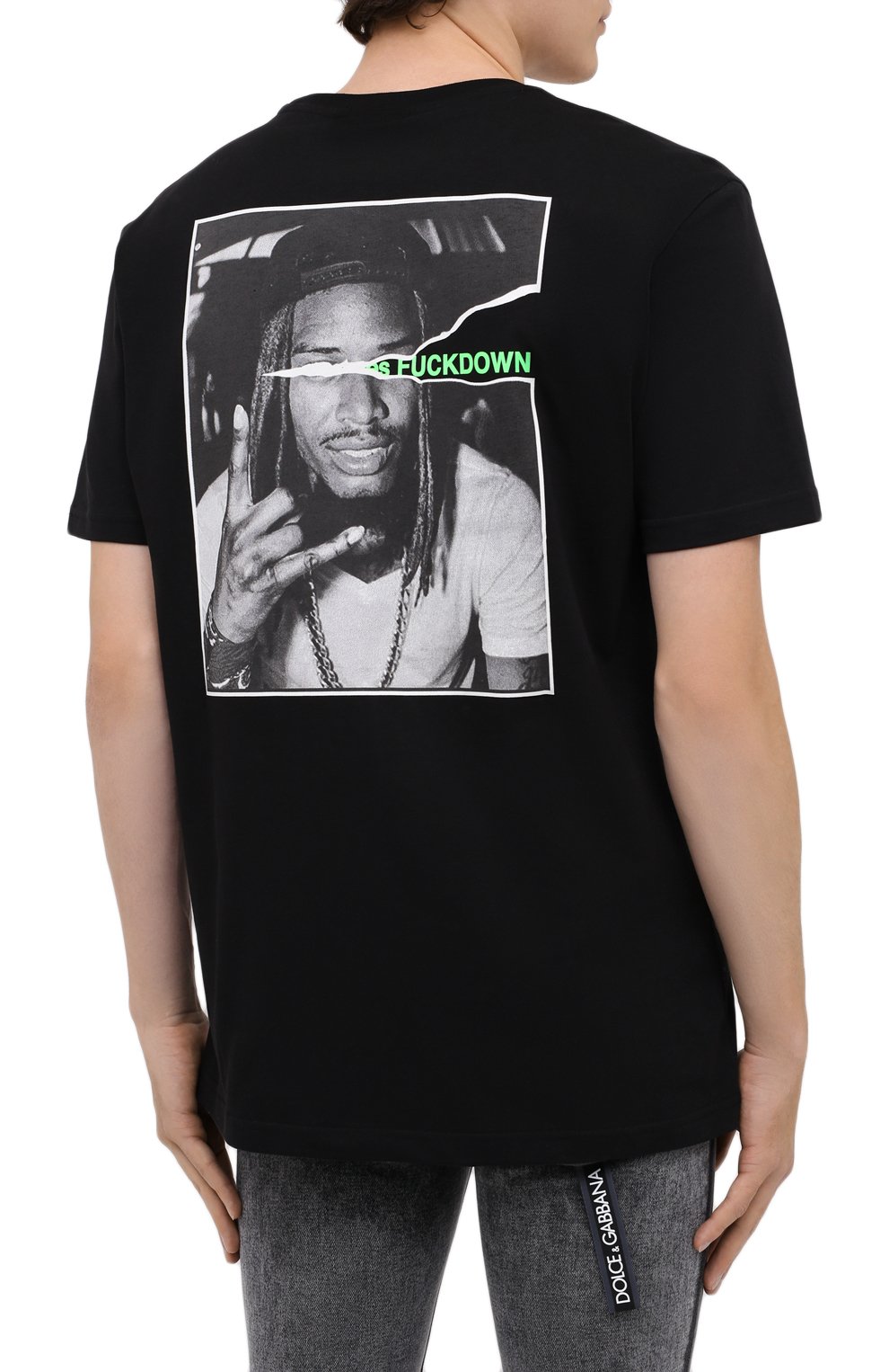 Хлопковая футболка COMME DES FUCKDOWN, арт. CDFU1077, фото 4