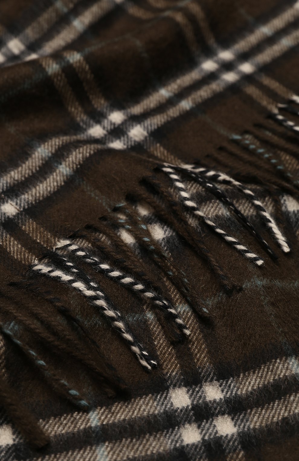 Кашемировый шарф в клетку BURBERRY, арт. 4079000, фото 2