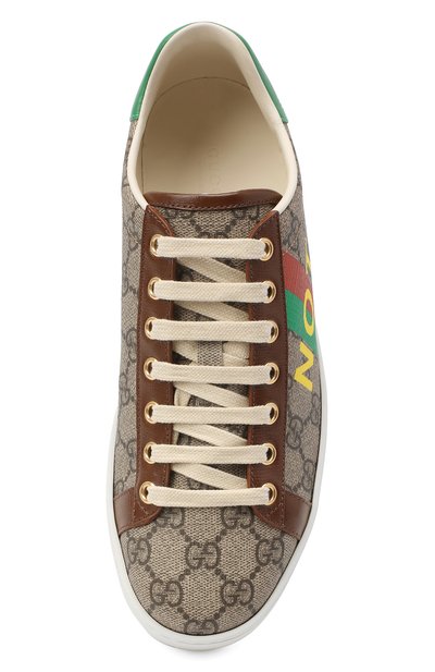 Комбинированные кеды «fake/not» GUCCI, арт. 636359/2GC10, фото 5