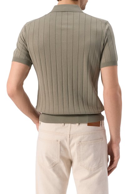 Хлопковое поло CORNELIANI, арт. 25M512-2525153, фото 4